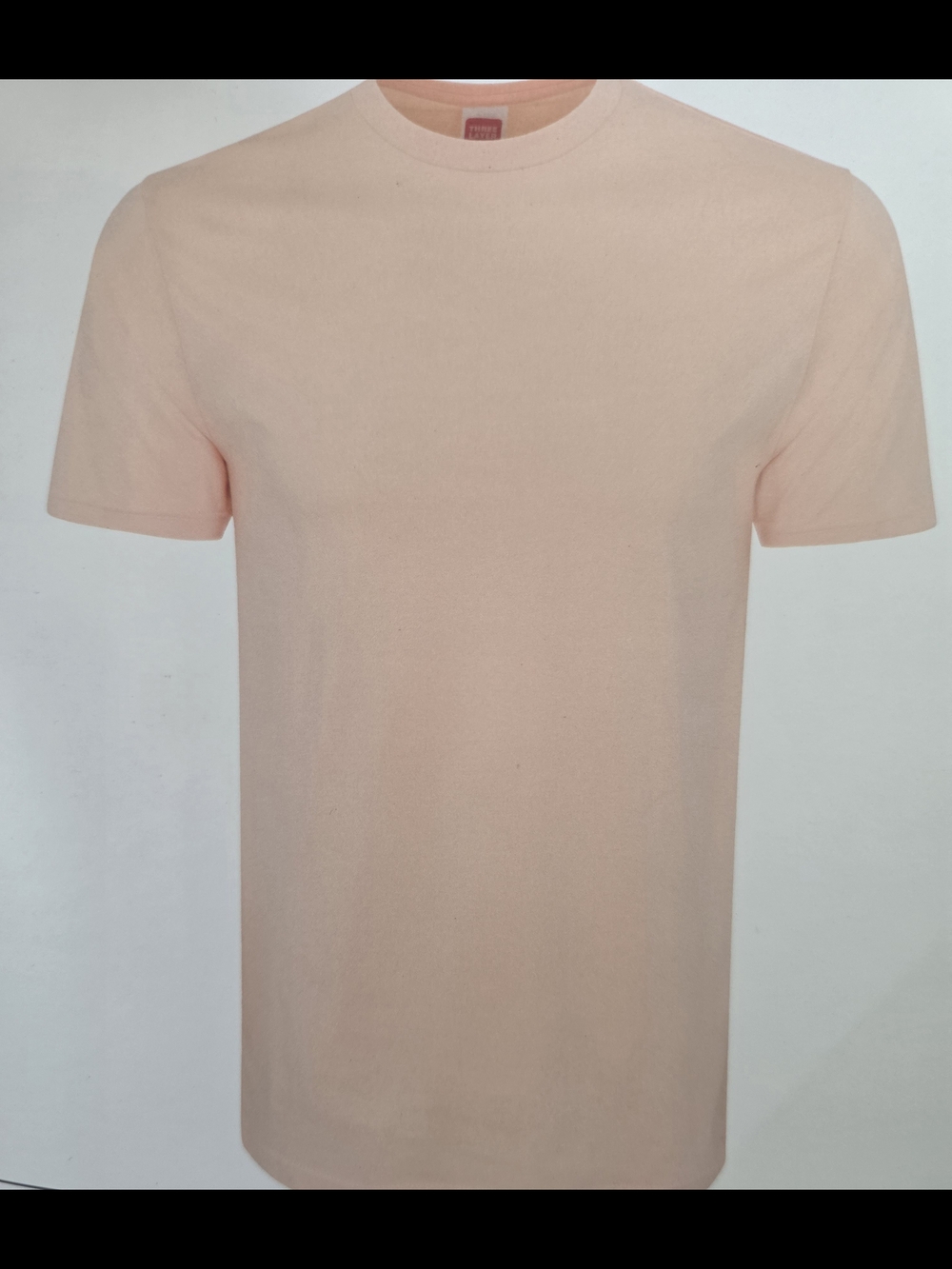Men's Crew Neck T-Shirt - Peach